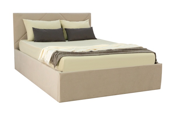 Кровать Лима 1.4 м бежевая