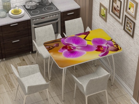 Стол Обеденный Бочонок Фотопечать (Ш-1100 х Г-700 х В-760 мм)/Разные Цвета