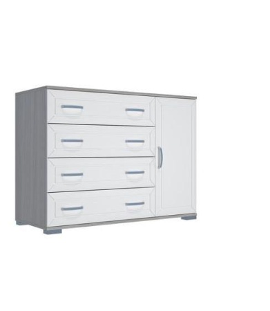 Комод МДФ №4 Венге/Клен Светлый (Ш-1100 × В-810 × Г-445)